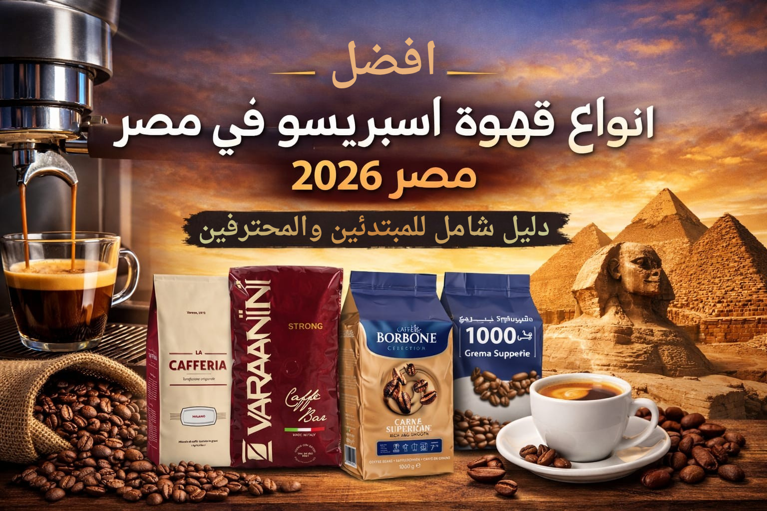 أفضل أنواع قهوة اسبريسو في مصر 2026